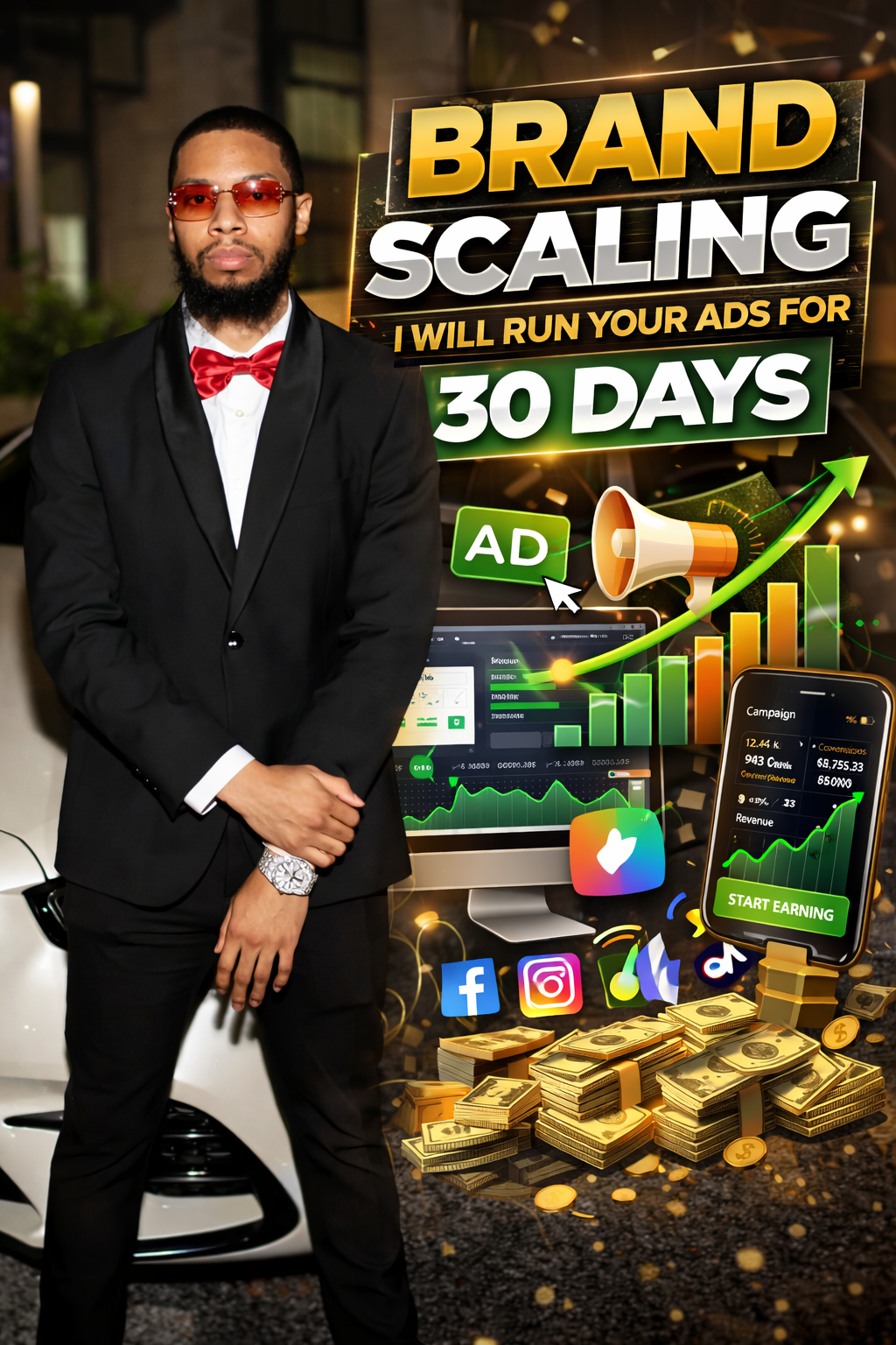 Brand Scaling ( I Will Run Your Ads For 30 Days to generate Daily Sales )